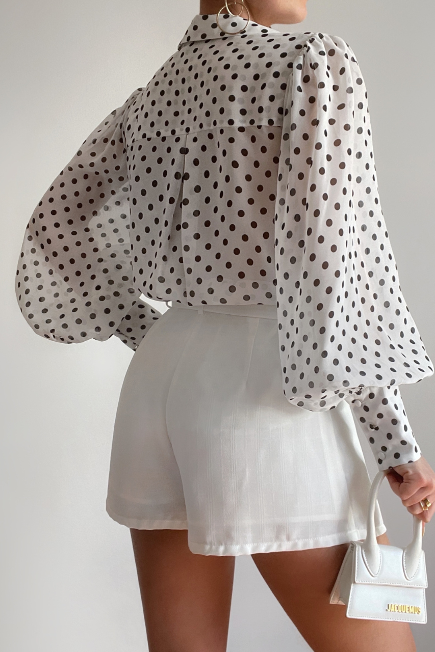 FLEETWOOD BLOUSE - WHITE POLKA - 14_28450cee-0889-4e80-b158-f0c67257b155