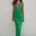 LEXIE LOW PLUNGE HALTER MAXI DRESS - APPLE