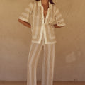 ZIGGY TOP - WHITE/SAND