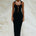 PARISA MIDI DRESS - BLACK