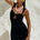 SASKIA MINI DRESS - BLACK