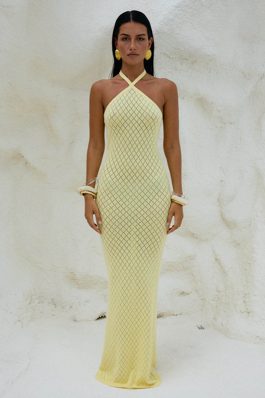 SIMI MAXI DRESS - LEMON - 240416_RUNAWAYTHELABEL_WATERSTUDIO93673