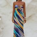 VELZY STRAPLESS DRESS - AINSLEY PRINT