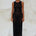 SHAMINE MIDI DRESS - BLACK