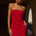 CAIRO MINI DRESS - CHERRY RED