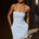 CAIRO MINI DRESS - ICE BLUE