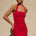 FRANCA MINI DRESS - CHERRY RED