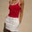 ANGELO SCOOP TANK - CHERRY RED