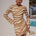PAULIE MINI DRESS - TAN