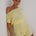 MIAMI KNIT PLAYSUIT - LEMON