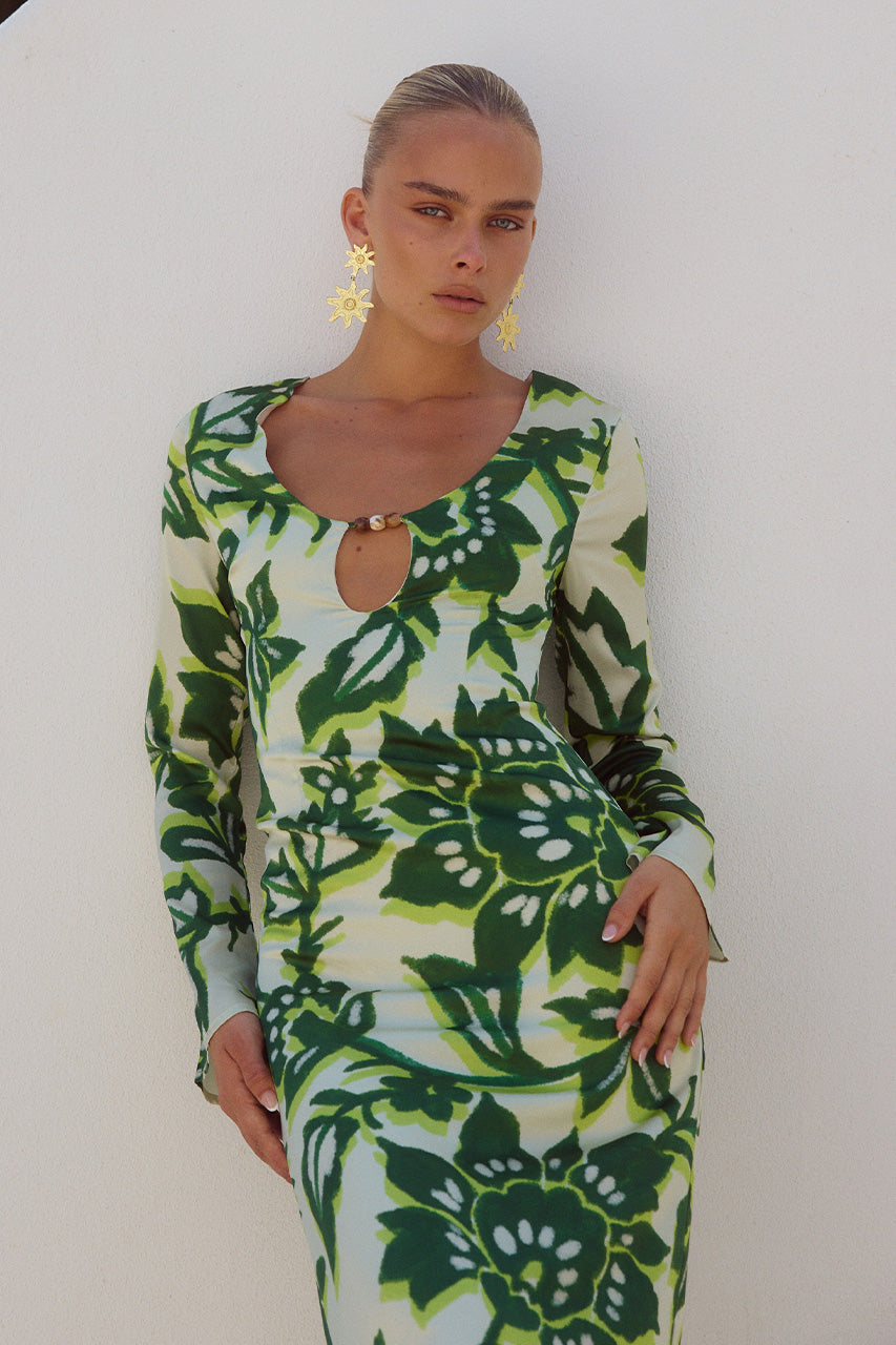 MIRAGE MAXI DRESS - LUELA PRINT - 241008_RUNAWAY3877