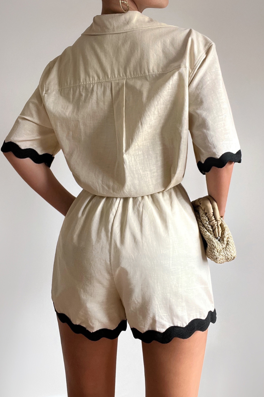 HARRY SHORT - SAND/BLACK