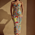 BENITO MIDI DRESS - PHAEDRA PRINT