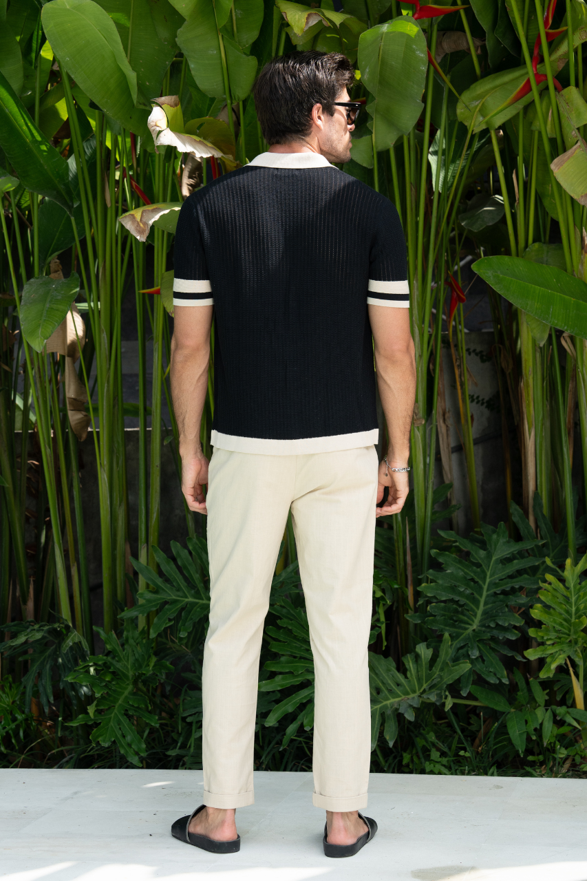 OWEN SHIRT - BLACK/SAND - 4_ead07812-1ae3-45e2-bd06-8a539561aff5