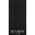EMBROIDERED GYM TOWEL - BLACK