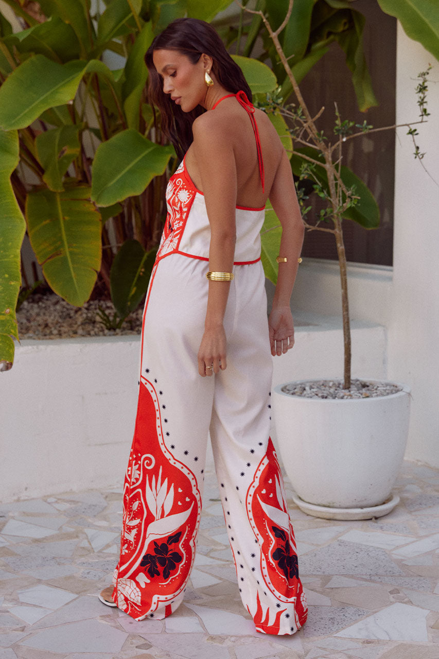 WESTERN PANT - SAND/JAFFA