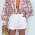 FLEETWOOD BLOUSE - COVE LILAC