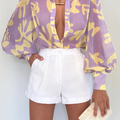 FLEETWOOD BLOUSE - LILAC  BOTANICA