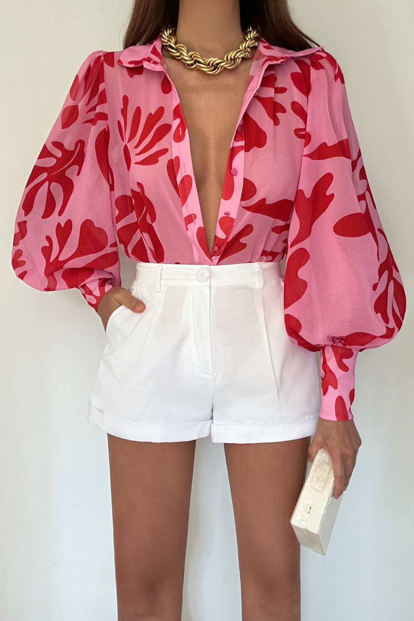 FLEETWOOD BLOUSE - BOTANICA PINK