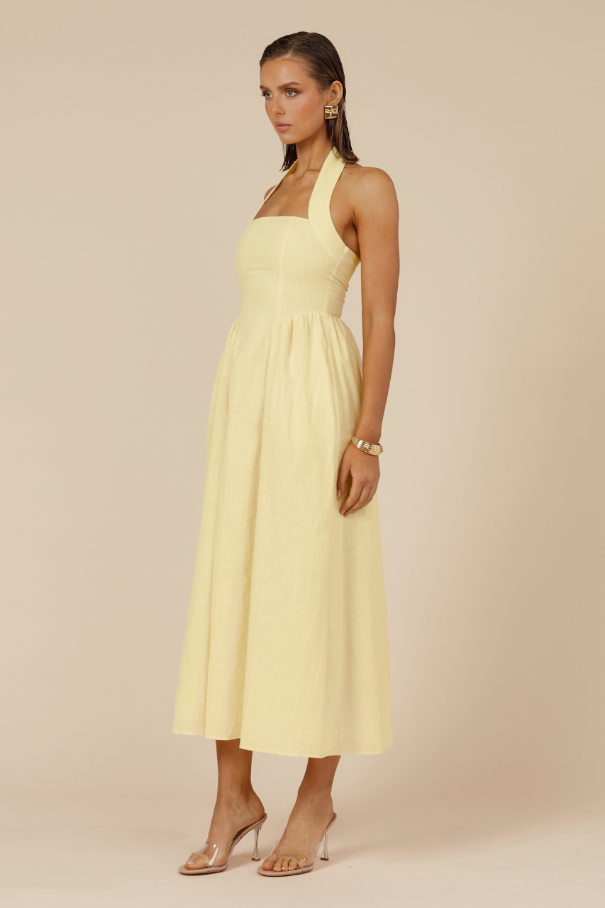 LOCKLEA MIDI DRESS - LEMON - 8_baa8a3aa-35bd-40f9-8194-4aa7aee01dbd