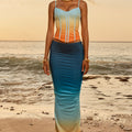 ALEO MAXI SKIRT - PINA COLADA