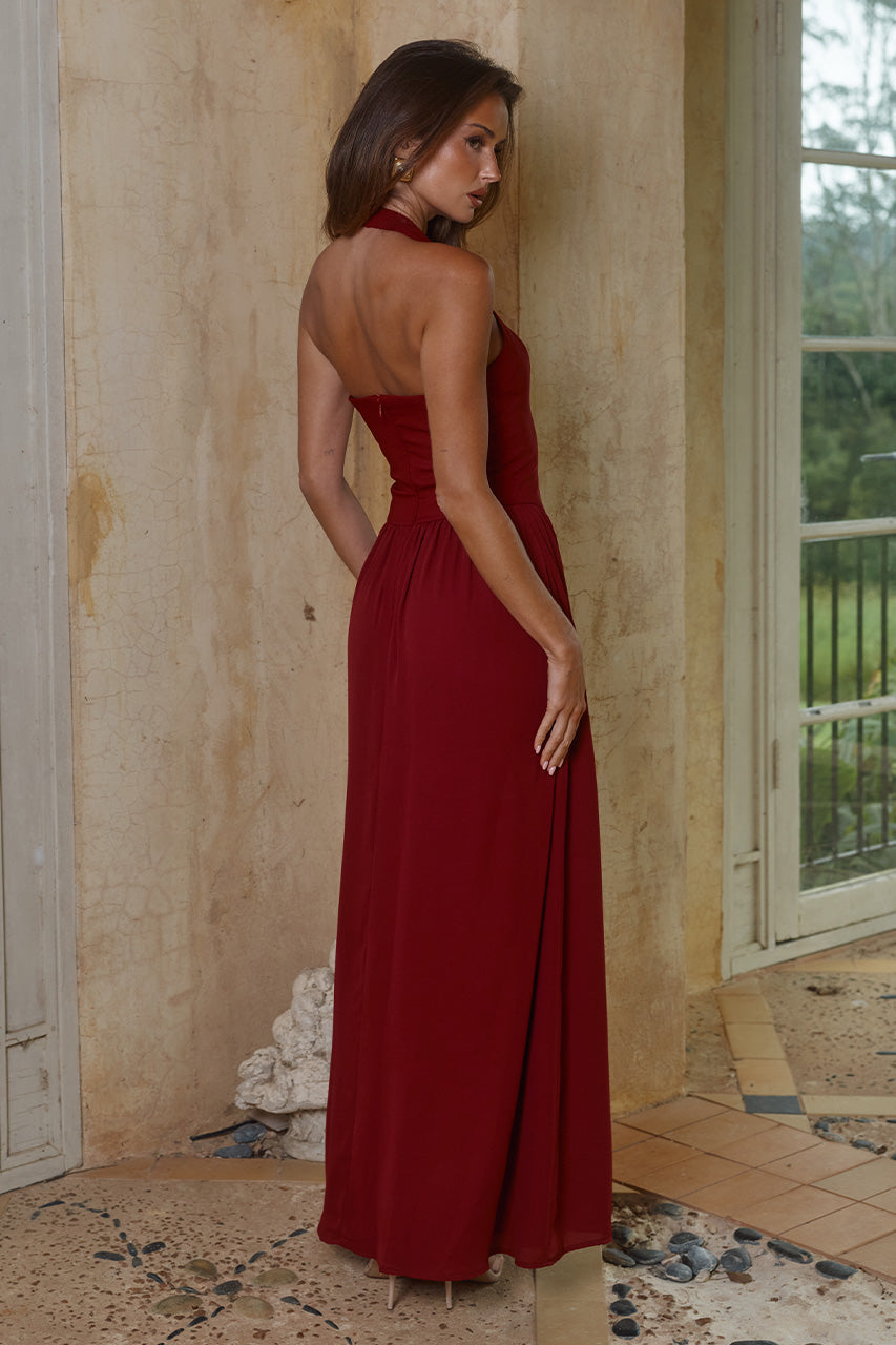 ABIGAIL SQUARE NECK MAXI DRESS - CHERRY - ABIGAILSQUARENECKMAXIDRESS-CHERRY-05