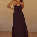 ABISS MIDI DRESS - BLACK