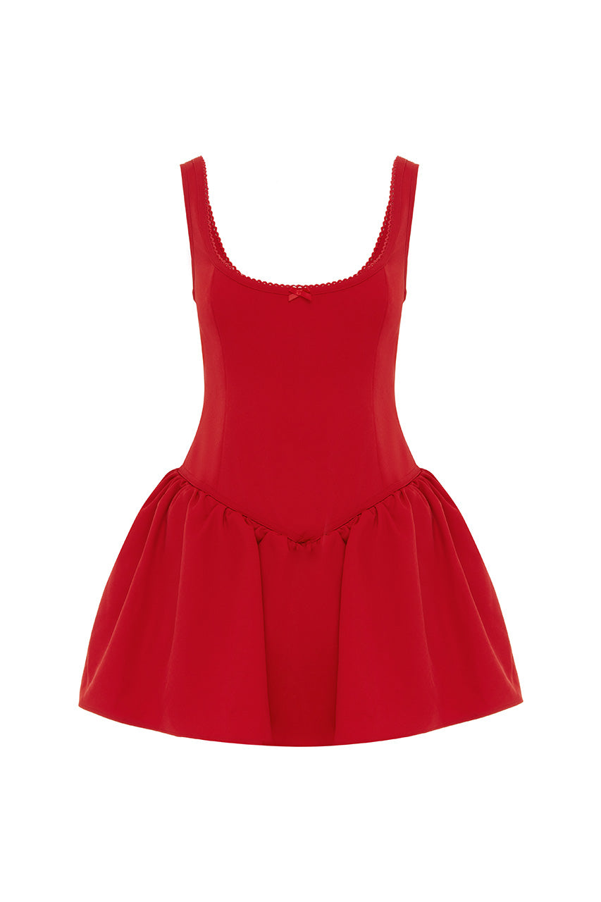ADALINE MINI DRESS - RED - ADALINEMINIDRESSRED_8