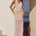 ADELUNA SHEER BOTTOM MAXI SKIRT - LIGHT PINK