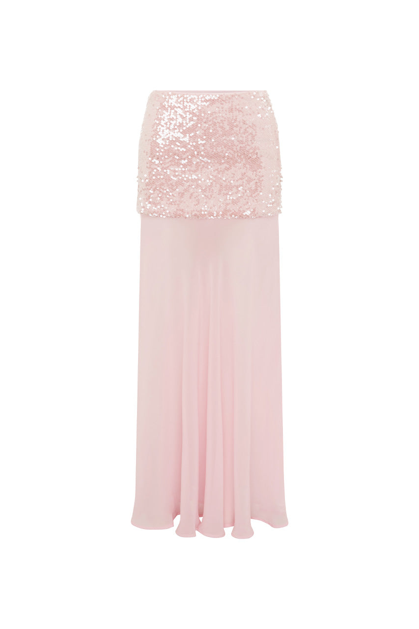 ADELUNA SHEER BOTTOM MAXI SKIRT - LIGHT PINK - ADELUNA_SHEER_BOTTOM_MAXI_SKIRT_-_LIGHT_PINK