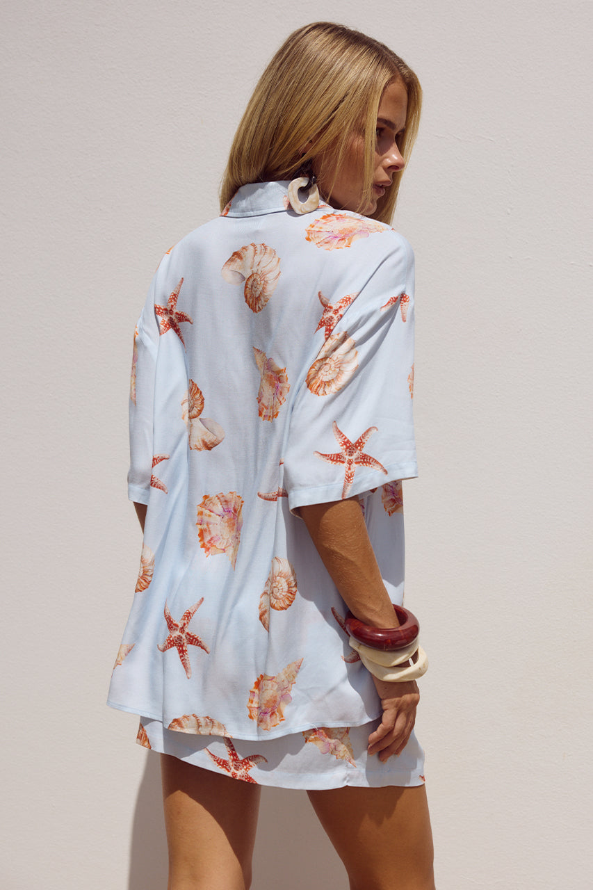 ADELYN MINI SKIRT - BLUE SEASHELL - ADELYN-SHIRT-BLUE-SEASHELL-x-ADELYN-MINI-SKIRT-BLKUE-SEASHELL-_5_78922d39-4615-4d48-9641-96331a818c0f