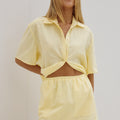 ADELYN MINI SKIRT - LEMON