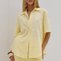 ADELYN SHIRT - LEMON