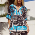 ADELYN SHIRT - TROPEZ BLUE