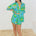 ADELYN SHORT - ALOHA AQUA