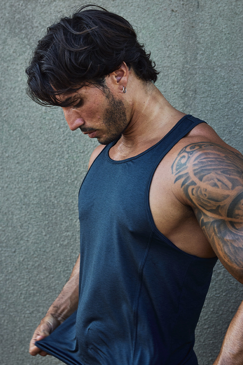 ADONIS MUSCLE TANK TOP - MIDNIGHT BLUE - ADONISMUSCLETANKTOP-MIDNIGHTBLUE-09