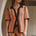 AIMEE TOP - ORANGE MULTI