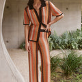 AIMEE PANT - ORANGE MULTI