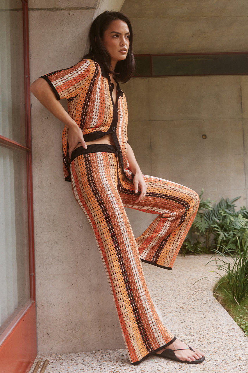 AIMEE PANT - ORANGE MULTI - AIMEE-TOP-X-PANT-ORANGE-MULTI