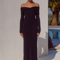 AIRILIE MIDI DRESS - BLACK