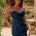 AISHA MINI DRESS - NAVY