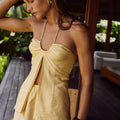 ALANA MINI SKIRT - LEMON