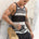 ALCHA KNIT TANK - BLACK/WHITE STRIPE