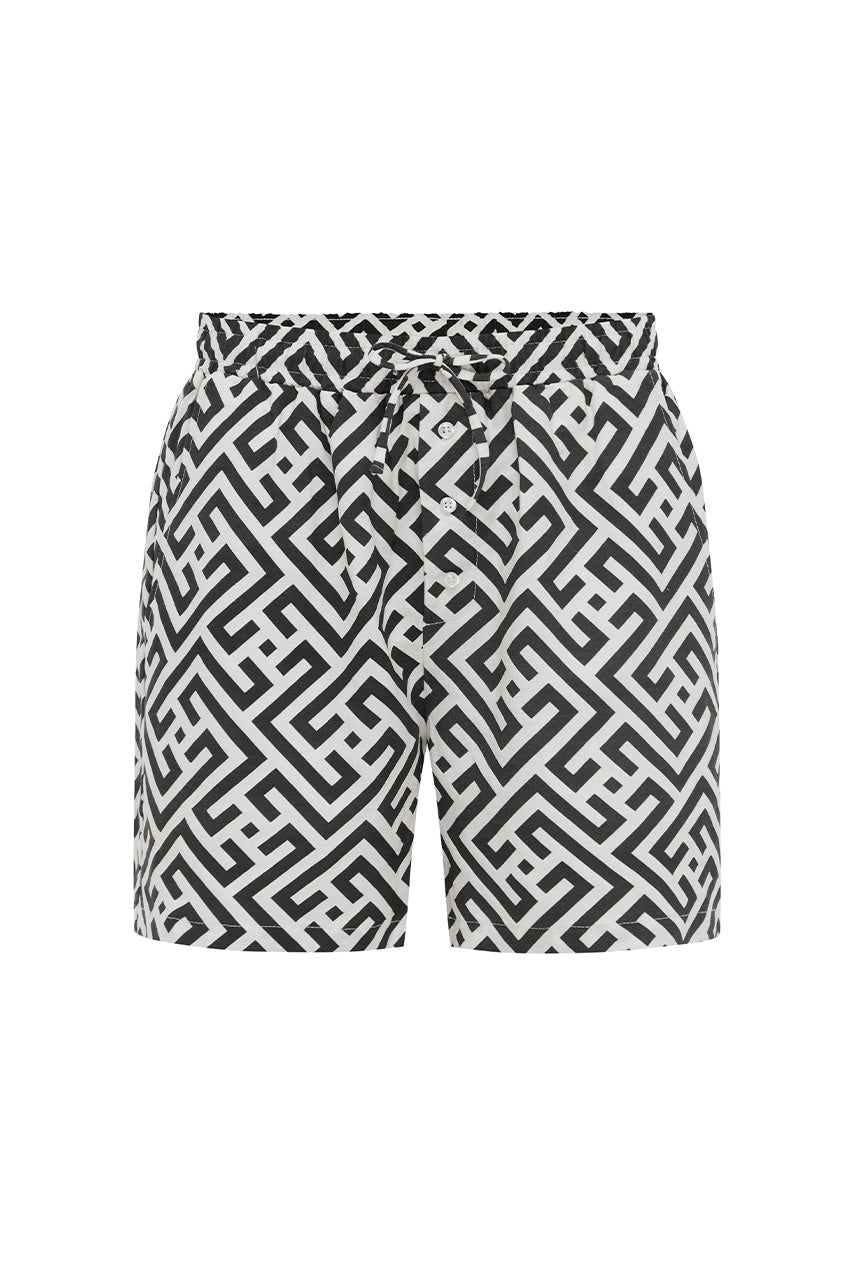 ALEC DRAWSTRING SHORT - MIRKO BLACK - ALECDRAWSTRINGSHORT-MIRKOBLACK-3
