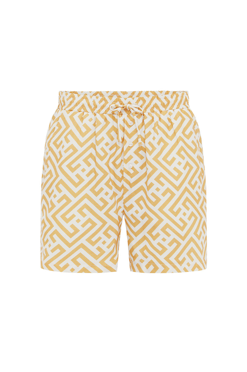 ALEC DRAWSTRING SHORT - MIRKO GOLD - ALECDRAWSTRINGSHORT-MIRKOGOLD-3