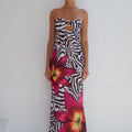 ALESSIA MAXI DRESS - ZEBRA FLORAL