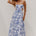 ALETHEA OPEN BACK MIDI DRESS - DAYDREAM BLUE