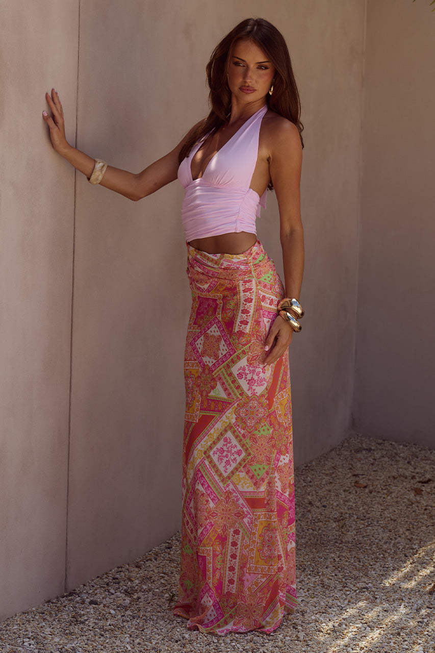 ALEXIS HALTER CUT OUT MAXI DRESS - CAVELLO PEACH - ALEXISHALTERCUTOUTMAXIDRESS-CAVELLOPEACH-5