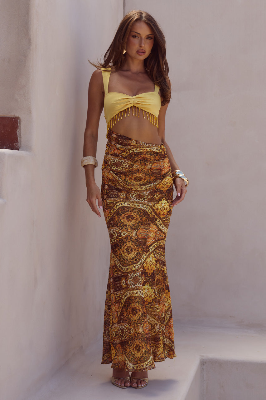 ALZONA CUTOUT MAXI DRESS - MAGNOLIA MANGO - ALIZONACUTOUTMAXIDRESS-MAGNOLIAMANGO-10