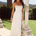 ALLULA MIDI DRESS - IVORY
